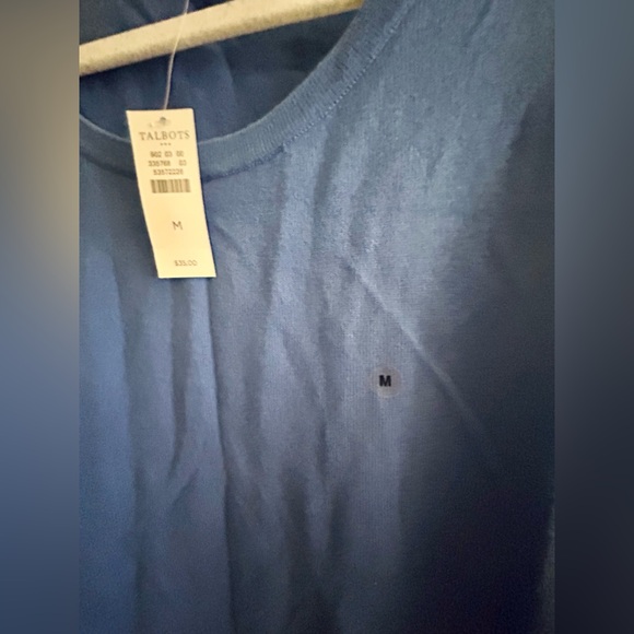 New Talbots Sleeveless Knit Sweater Top Shell SZ Medium - Picture 3 of 5